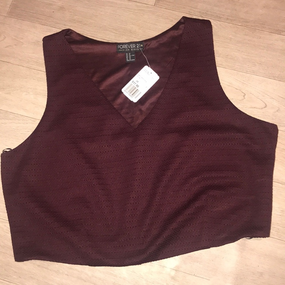 Knit crop top